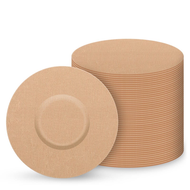 MEDMAX CGM Patches for Freestyle Libre & Medtronic Guardian (25-Pack), Sweat-Resistant Waterproof Breathable Skin-Friendly Latex Free Adhesive Patches, Durable CGM Patches (Tan)